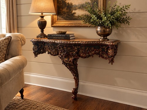 Ornate carved wall - ornate, wall-mount